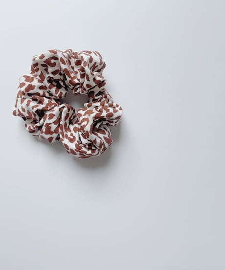 【Melia.original】color leopard chouchou