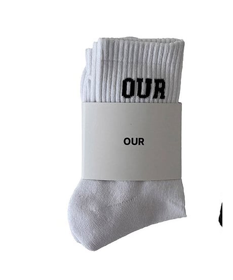 【OUR】LOGO SOCKS 3P SET