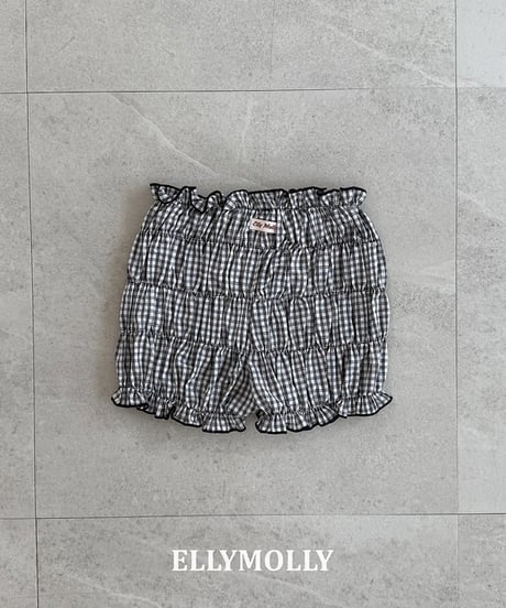 【予約商品】【ELLYMOLLY】shirring pumpkin pants【80-130cm】
