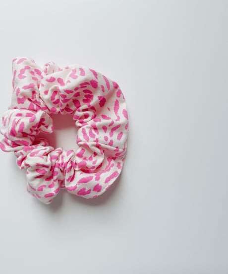 【Melia.original】color leopard chouchou