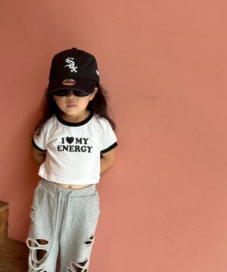 I♡energy short ringer tee【90-150ｃｍ】