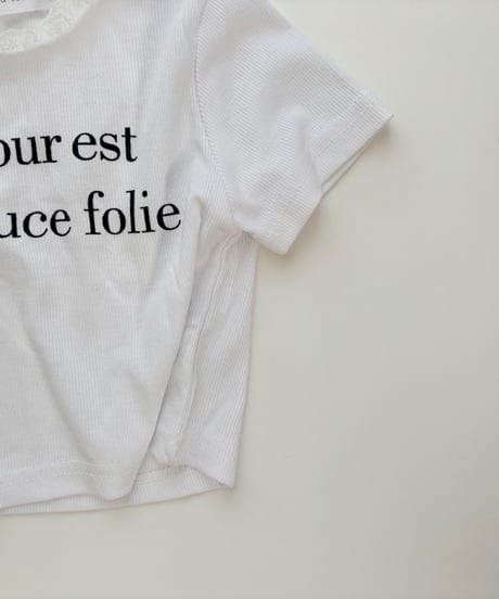 neck lace short tee【80-150cm】