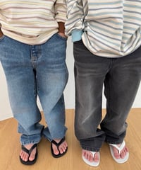 【OUR】OUR basic denim pants【90-160cm】