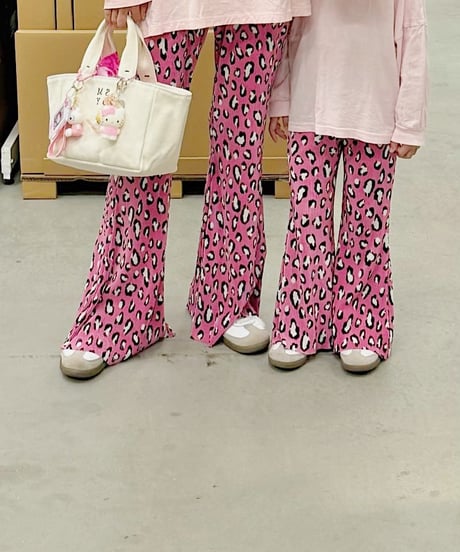 【Melia.original】animal easy flare pants -MOM-