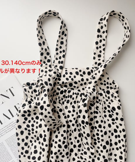 【Melia.original】Dalmatian salopette  -junior-