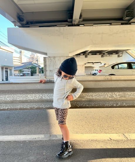 leopard biker pants【90-160cm】