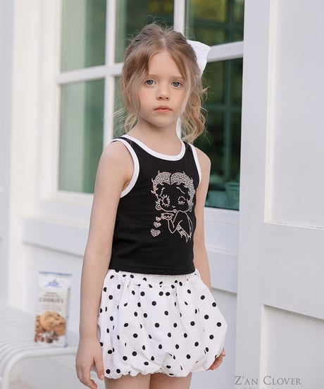 【予約商品】【ZANCLOVR】dot balloon skirt【70-150cm】