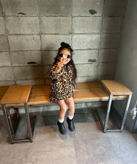 【Melia.original】Leopard half zip setup -トップス-