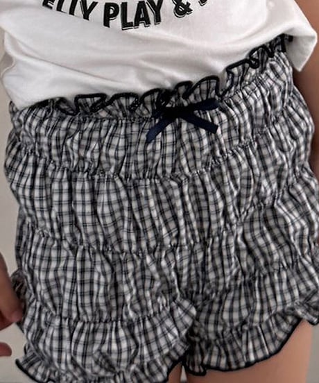 【予約商品】【ELLYMOLLY】shirring pumpkin pants【80-130cm】