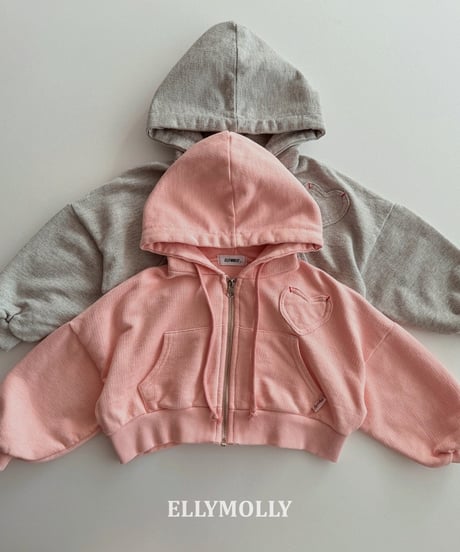 【2026 SS モデル】heart pocket short parka【80cm-130cm】