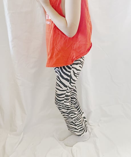 【Melia. Original】animal flare  pants  -junior-