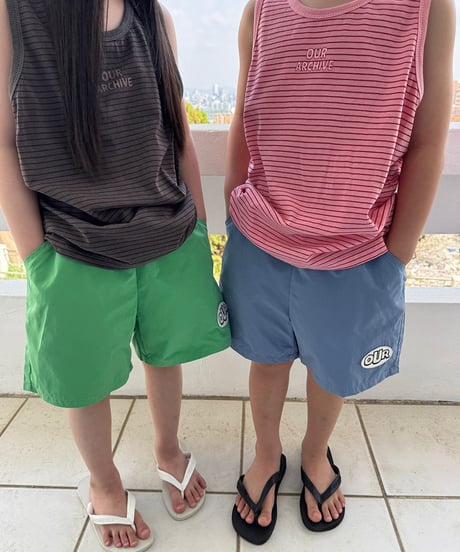 【OUR】marine short pants -swim wear-【90-160cm】
