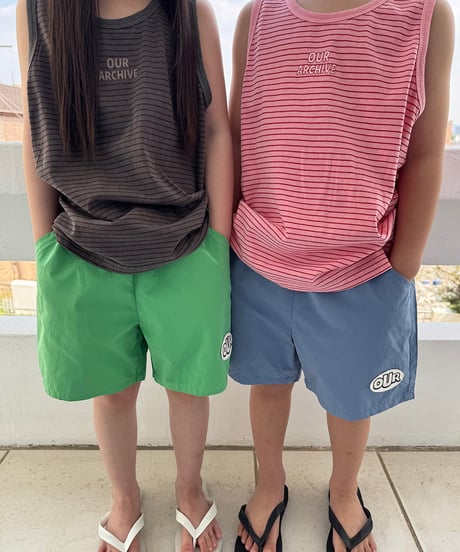 【OUR】marine short pants -swim wear-【90-160cm】