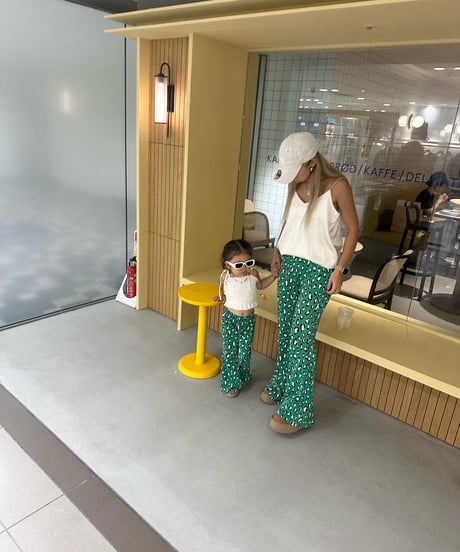 【Melia.original】animal easy flare pants -MOM-