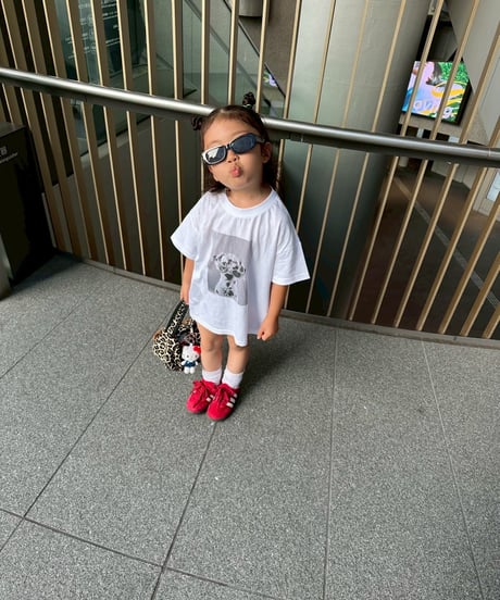 Dalmatian print tee【80-150cm】