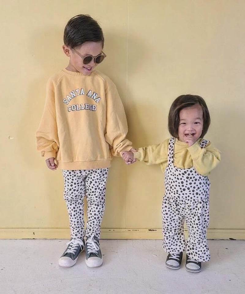 0943　DUALISM ダルメシアン柄オーバーオール Melia.original】Dalmatian salopette | Melia.