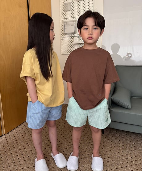 【OUR】stripe short pants【90-160cm】