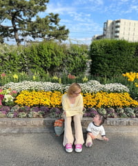 【Melia. original】daisy flare pants -MOM size-