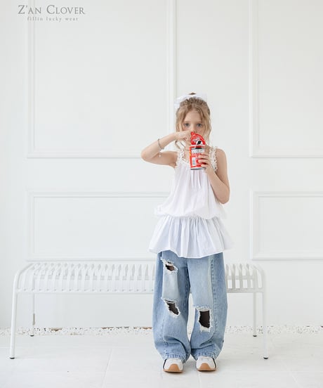【予約商品】【ZANCLOVR】cottonlace one-piece【70-150cm】