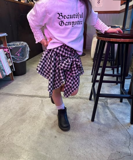 ”beautiful ”crop tee【80-130cm】