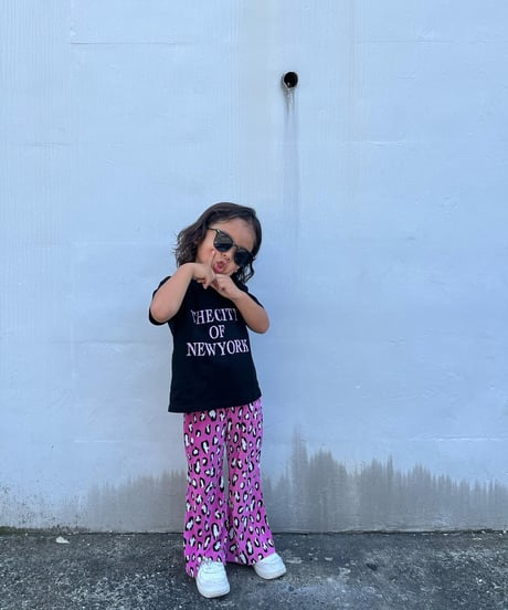 【Melia.original】animal easy flare pants【80-140cm】