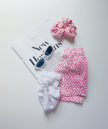 【Melia.original】color leopard short pants