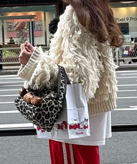 leopard character bag
