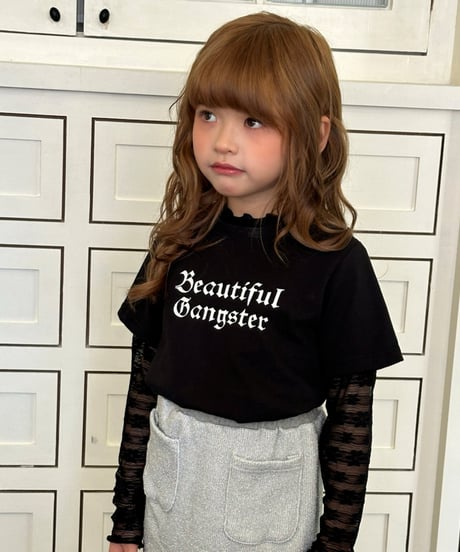 ”beautiful ”crop tee【80-130cm】