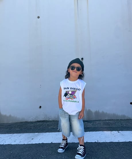 80’ｓ print tank top【90-160cm】