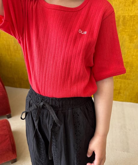 【OUR】Simple 天竺tee【90-160cm】