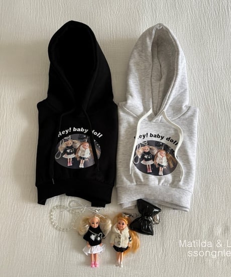 Barbie doll hoodie【80-150cm】