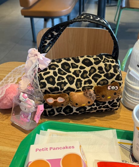 leopard character bag