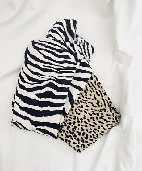【Melia. Original】animal flare pants -MOM-