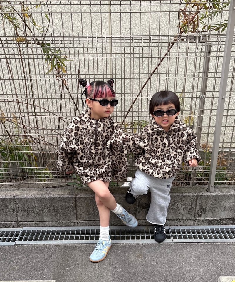 Melia.original】Leopard half zip setup -スカート- |