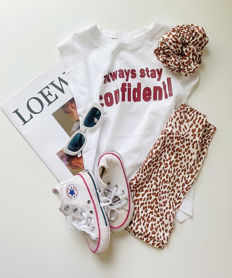 【Melia.original】color leopard biker pants -junior-