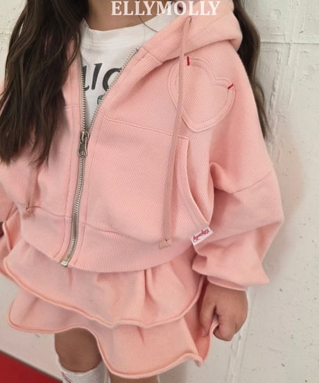 【2026 SS モデル】sweat frill mini skirt【80-130cm】