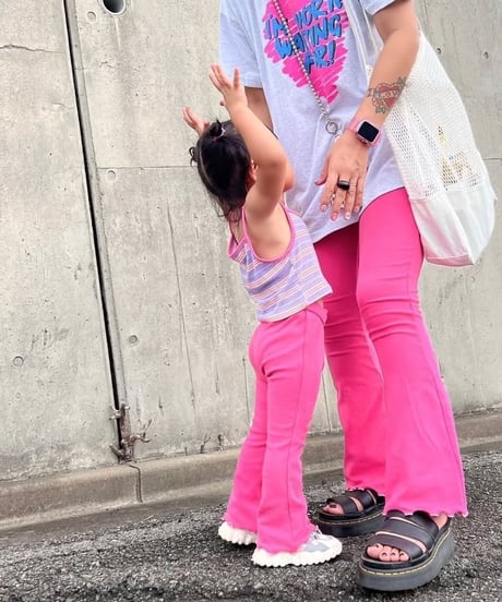 【Melia.original】color flare pants  -junior-