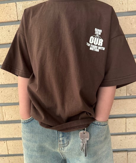 【OUR】back print logo tee【90-160cm】