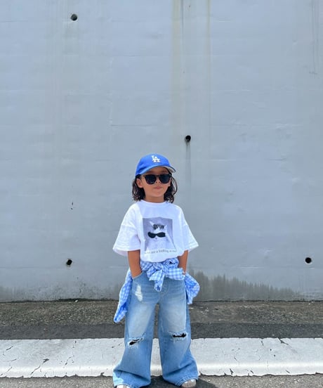 damage denim pants【80-150cm】