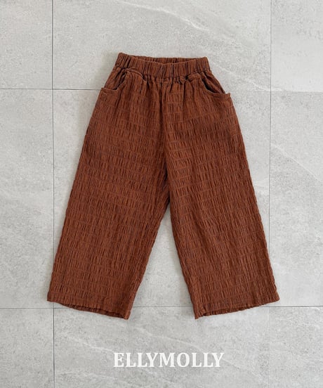 【予約商品】【ELLYMOLLY】shirring set up【80-130cm】