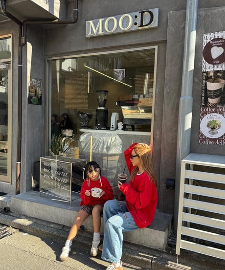 RED simple sweat pullover【90-160cm】