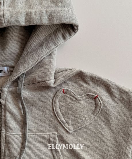 【2026 SS モデル】heart pocket short parka【80cm-130cm】
