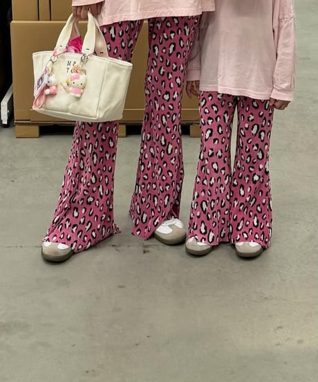 【Melia.original】animal easy flare pants -MOM-