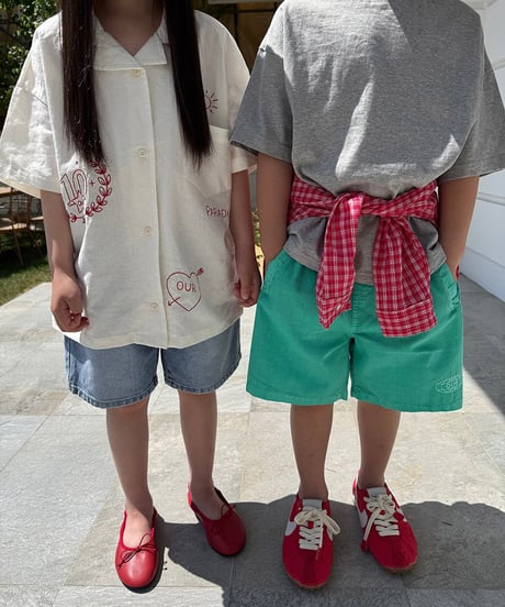 【OUR】linen paradise our shirt【90-160cm】