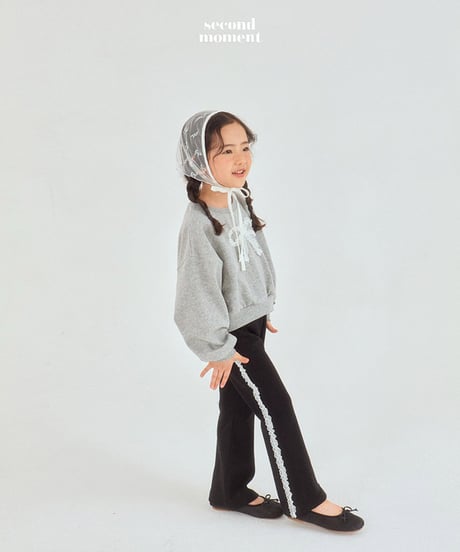 side lace flare pants【90-150㎝】
