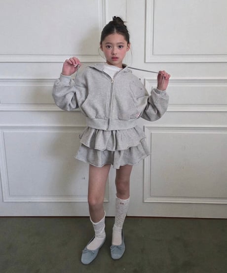 【2025モデル】sweat frill mini skirt【80-130cm】
