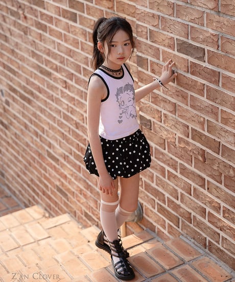 【予約商品】【ZANCLOVR】dot balloon skirt【70-150cm】