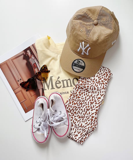 【Melia.original】color leopard biker pants -junior-