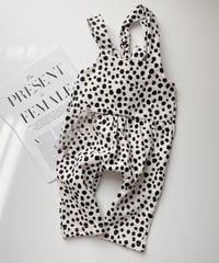 【Melia.original】Dalmatian salopette  -junior-