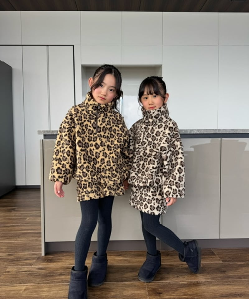 Melia.original】Leopard half zip setup -スカート- |